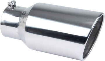 Pypes Exhaust (EVT406) 4" In x 6" Out x 12" Long Polished Stainless Steel Bolt-On Exhaust Tip