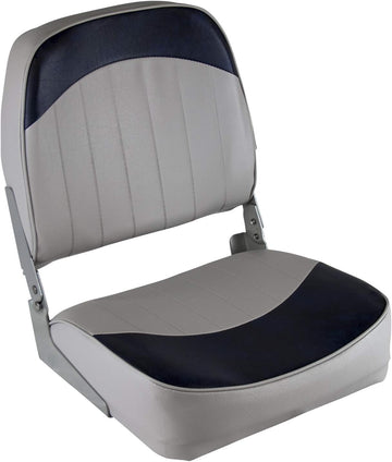 Wise 8WD734PLS-660 Low Back Boat Seat, Grey/Blue