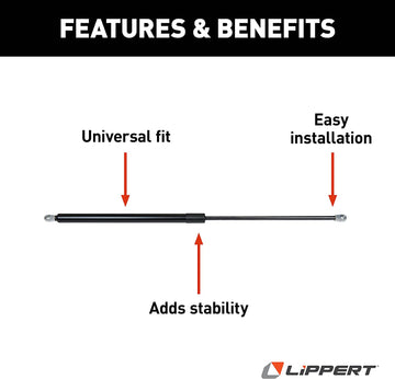 Lippert Components 260282 Gas Strut for Pitched Awning Arms, 24