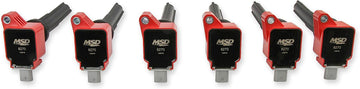 Msd Coils,Red,Ford Ecoboost 3.5L V6, 2017 Up