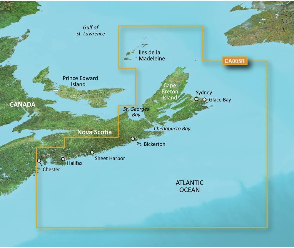 Garmin VCA005R - Halifax to Cape Breton - SD Card