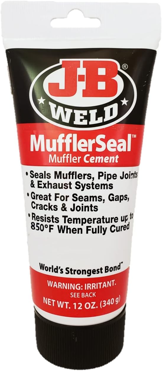 J-B Weld MufflerSeal Muffler Cement Plastic Tube 12 oz, Model Number: 37912