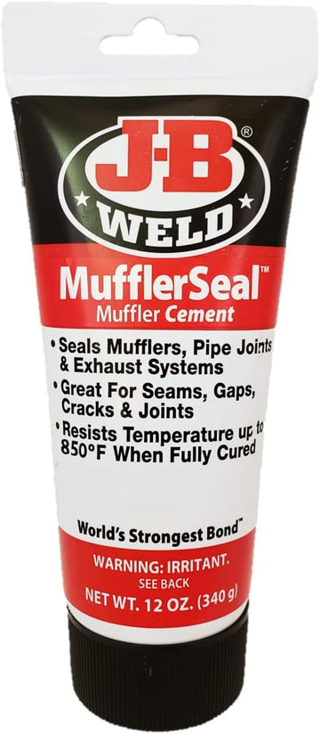 J-B Weld MufflerSeal Muffler Cement Plastic Tube 12 oz, Model Number: 37912