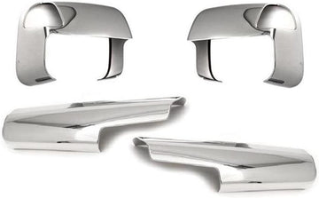 Putco 400520 Chrome Overlay for Tow Mirror with Light - 4 Piece