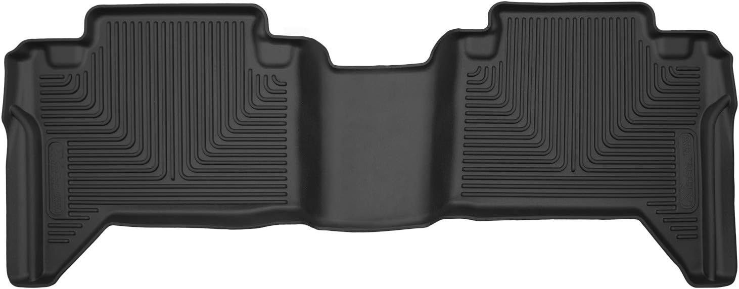 Husky Liners 53801 X-act Contour Black 2nd Seat Floor Liner Double Cab X-act Contour 2nd Seat Floor Mat