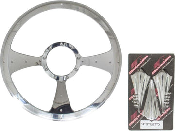 BILLET SPEC Steering Wheel Profile Stiletto, 14"