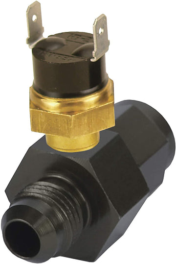 Derale 35020-6AN x -6AN Premium 180 Degree In-Line Fluid Thermostat