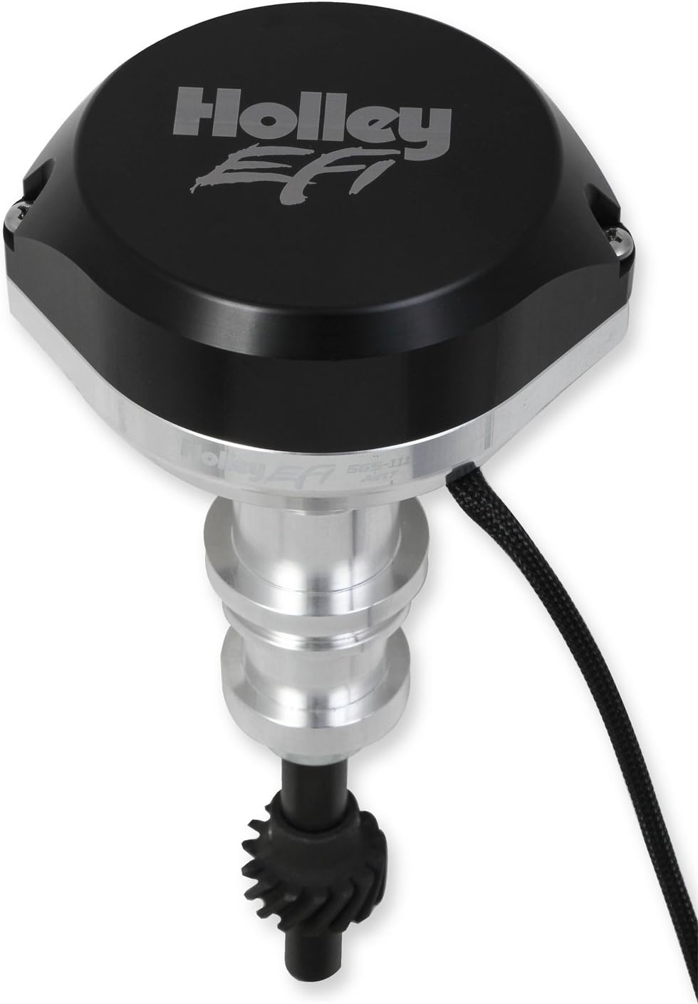 Holley 566-103 Dual Sync Distributor Replacement Cap Billet Blank Distributor Cap For Use w/Dual Sync Distributors Dual Sync Distributor Replacement Cap