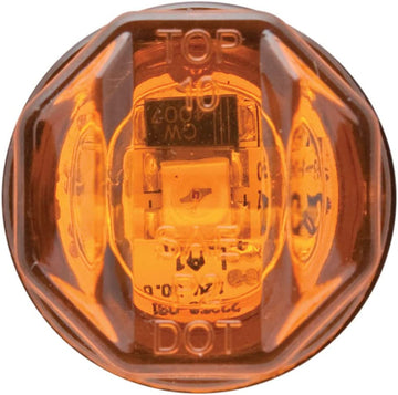 Optronics MCL12AK Uni-Lite 1-LED 3/4" Mini Marker/Clearance Light - Yellow