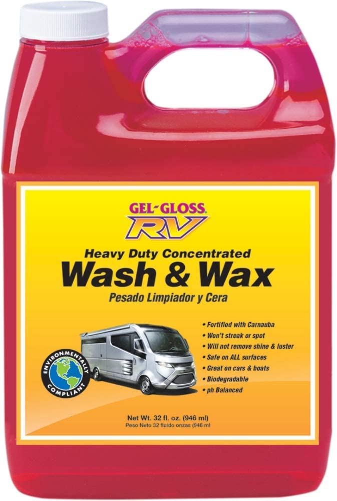 Gel-Gloss RV Wash and Wax - 32 oz. 32 Ounce