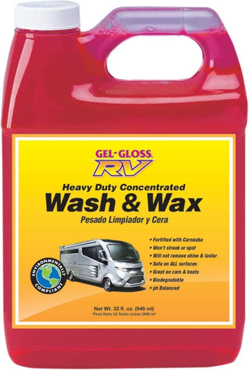 Gel-Gloss RV Wash and Wax - 32 oz. 32 Ounce