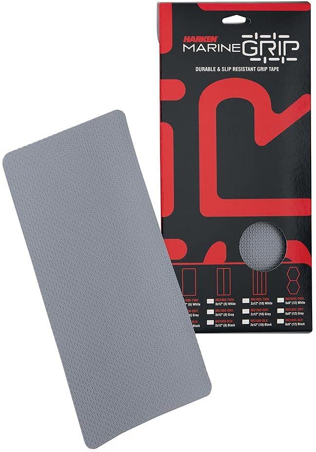 HARKEN MARINE GRIP TAPE 6X12 GREY 6 PIECES