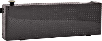 Dee Zee DZ92556NB Liquid Transfer Tank Volume 40 Gallons L 56 in. x W 9.625 in. x H 19 in. Narrow Rectangle Shape Black-Tread Aluminum Liquid Transfer Tank