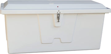 Taylor Made Stow 'n Go Fiberglass Dock Boxes, Gas Shocks, Standard Medium, 24 x 72 x 23 Inch