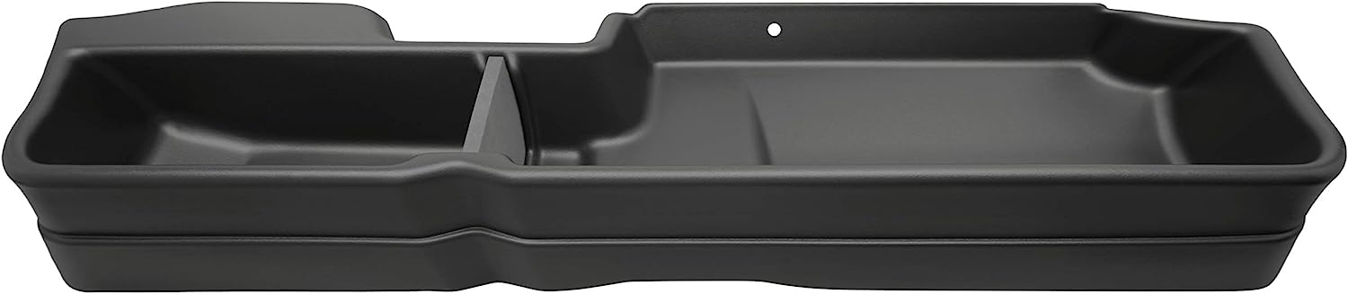 Husky Liners Gearbox Storage Systems | Under Seat Storage Box - Black | 09061 | Fits 2019-2023 Chevrolet Silverado/GMC Sierra 1500 Double Cab