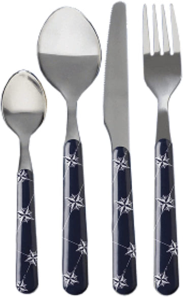 Marine Business 15025 Northwind Premium Stainless Steel Cutlery Set - 24-Piec