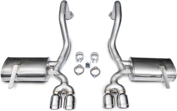 CORSA 14132 Xtreme 2.5" Diameter Stainless Steel Axle-Back Exhaust System Kit with Twin 3.5" Pro-Series Tips for Chevy Corvette 6.2L