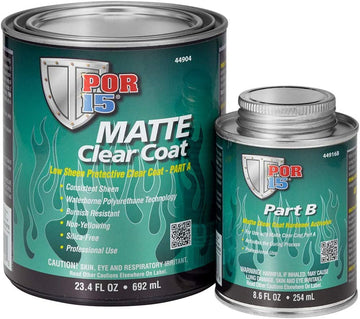 POR-15 44904 Matte Clear Coat Quart, 32. Fluid_Ounces