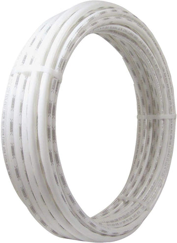 Sea Tech 0650394 White 1/2" Inner Diameter Pex Tube with 100' Roll