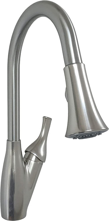 Empire Brass SL3000N-A Single-Lever Kitchen Pull-Down Faucet with Trumpet Head,1 Pack