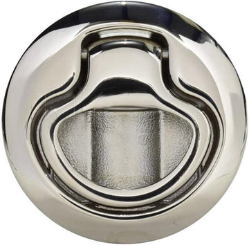 Southco Flush Pull Latch - Pull To Open - Non-Locking Polished Stainless Steel one fits all