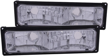 Anzo USA 511033 Chevrolet Black Parking Light Assembly - (Sold in Pairs)