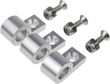 Redhorse Performance 320-14-5 1/4" Polished Aluminum Line Clamps-6pcs/pkg