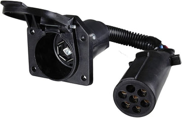 Hopkins 47425 7 Pin Round to 7 RV Blade Adapter