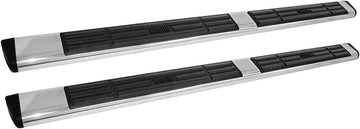 Westin 22-6030 Premier 85" X 6" Polished Stainless Steel Oval Side Bar