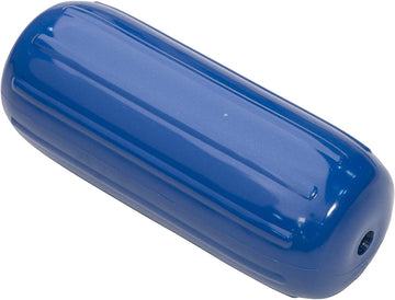 Taylor Made Products 41032 Big B Inflatable Vinyl Boat Fender with Center Rope Tube 10 inch x 26 inch, Blue Blue 10" x 26"