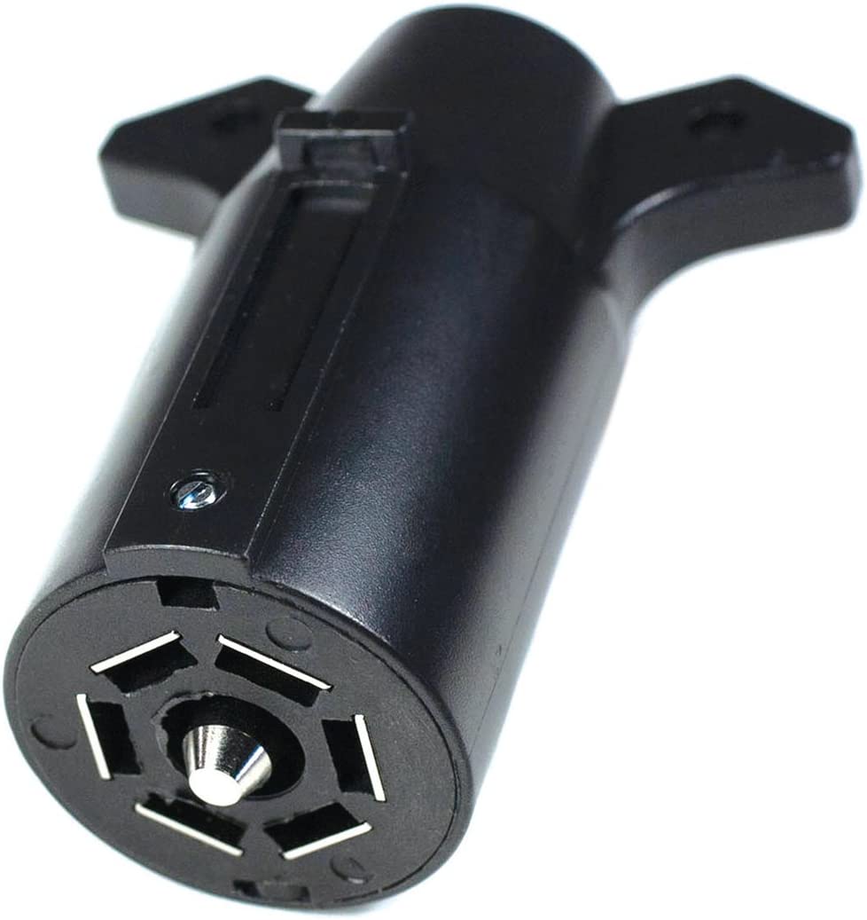 Husky 30140 7-Way RV Blade Plastic Trailer Connector for Trailer Side Plug