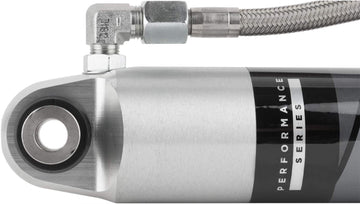 Fox Factory Inc 985-24-184 Fox 2.0 Performance Series Smooth Body Reservoir Shock; 2.0 in. Rear Lift; Black/Aluminum; Extended 29.09 in; Compressed 17.4 in; Stroke 11.69 in; Remote Reservoir Type;