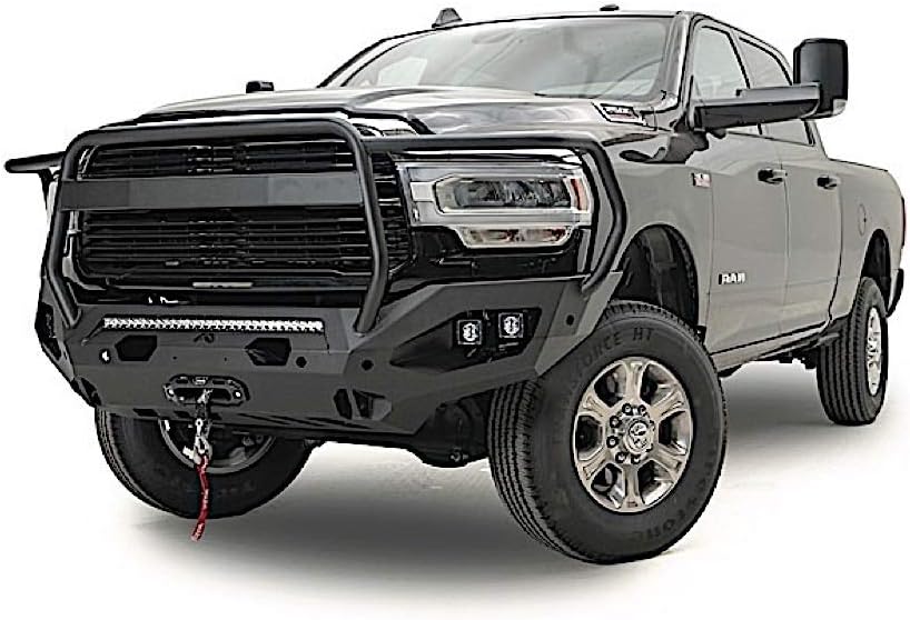19-C Ram 2500 or 3500 New Body Style Matrix Front Bumper With Winch Full Guard