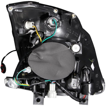 Anzo USA 121108 Nissan 350Z Crystal Black Headlight Assembly - (Sold in Pairs)