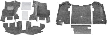 BedRug Jeep Combo Kit - BedRug CBRTJ97 fits 1997-06 TJ (w/Console) (Includes Front and Cargo Kit)