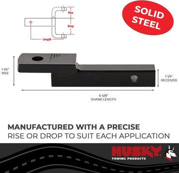 Husky 31341 6-5/8 X 5/8 X 1-1/4 Class II Replacement Ball Mount 6 - 5/8 X 5/8 X 1-1/4 - Inches
