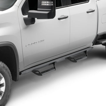 N-Fab Predator Pro Steps | Textured Black, Cab Length | PRC1980CC-TX | Fits 2019-2023 Chevrolet/GMC 1500, 2020-2021 2500/3500 Next Generation Crew Cab All Beds, SRW/DRW Gas/Diesel