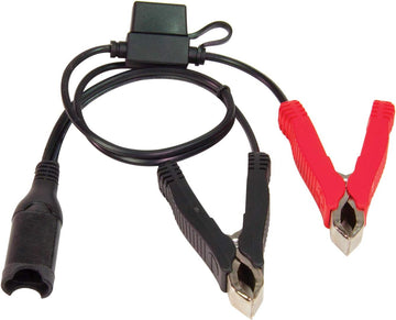 OptiMATE CABLE O-14, Battery clips, fused Battery Clips to SAE with 15A Fuse