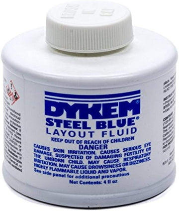Allstar Performance ALL12070 DYKEM Layout Fluid 4 Ounce Brush in Cap
