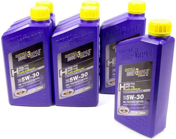 Royal Purple 36530-6PK HPS 5W-30 Synthetic Motor Oil with Synerlec Additive Technology, 1 Quart Bottle, Case of 6 1 Quart, Case of 6