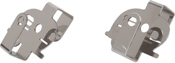 Camco Life is Better at The Campsite Over-The-Cabinet Hooks | Convenient to Use and Fits 3/4-inch Thick Cabinet Doors | Made of Stainless Steel | 2-Pack (53382)