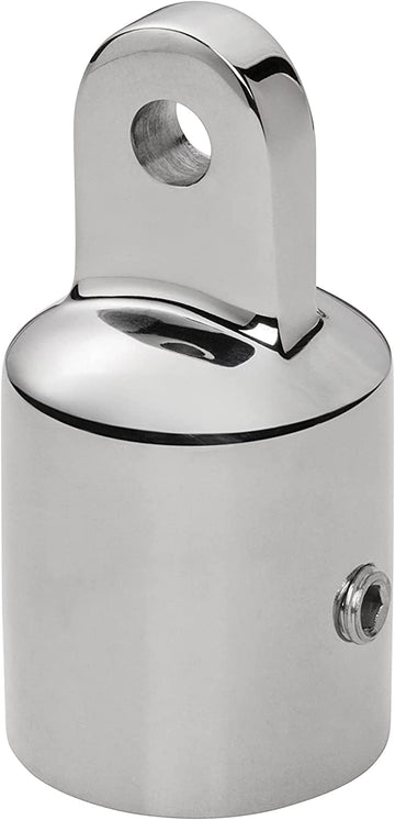 Whitecap S-1431C Top Cap with Set Screws - 7/8" Tube x 1/4" Pin, CP/Zamac