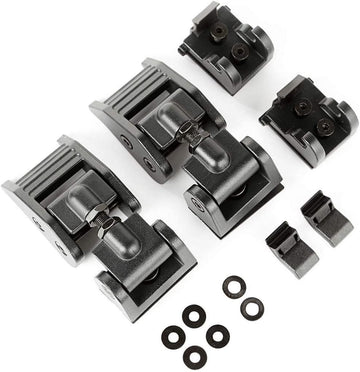 Rugged Ridge 11210.17 Hood Catch Kit 2007-2018 JEEP WRANGLER(JK) Textured Black