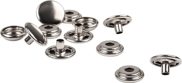 Taylor Made Products 401 Marine Female Snap Fastener - Pack of 6,Silver