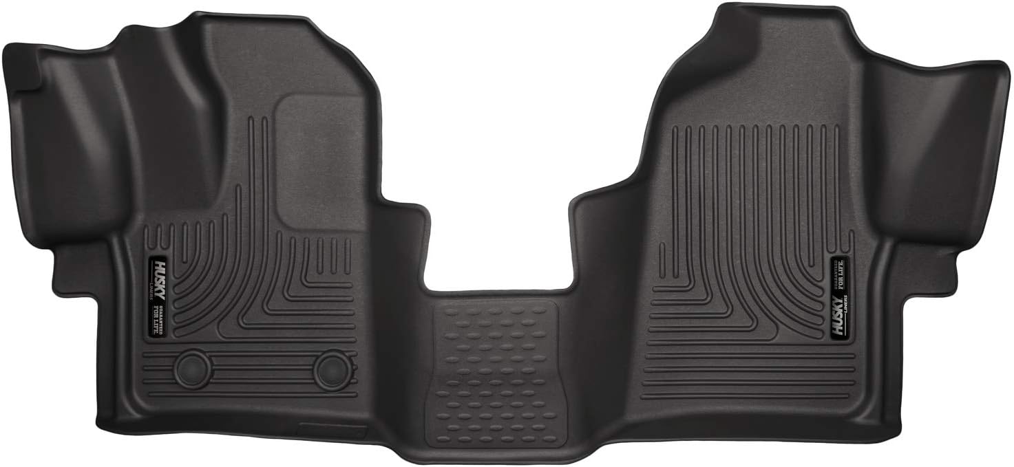 Husky Liners 18771 2015-2016 Ford Transit Weatherbeater Series Front Floor Liner - (Black)