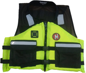First Watch AV-5001 Crew Vest - Hi-Vis Yellow - Small to Medium