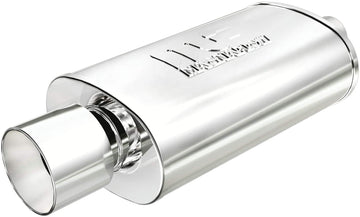 Magnaflow 14832 Street Series Polished Stainless Steel Oval Muffler with Tip