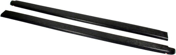 Wade 72-40151 Truck Bed Rail Caps Black Smooth Finish Without Stake Holes for 1999-2007 Silverado & Sierra 1500 2500 (Classic only) with 6.5ft Bed (Set of 2)