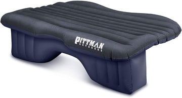 Pittman Outdoors PPI-BLK_PV_CARMAT Inflatable Rear Seat Car Air Bed Mattress | Mid-Size, 4.5 Feet in Length | Fits Most Cars, SUV's and Mid-Size Trucks Black