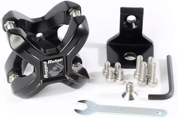 Rugged Ridge 11031.01 X-Clamp,1.25-2In 1999-2022 Universal Universal Black 1-Piece